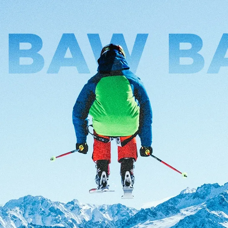 Image of a skier jumping